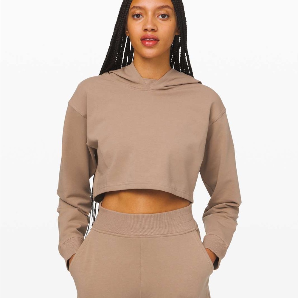 Lululemon All Yours Cropped Hoodie size 4